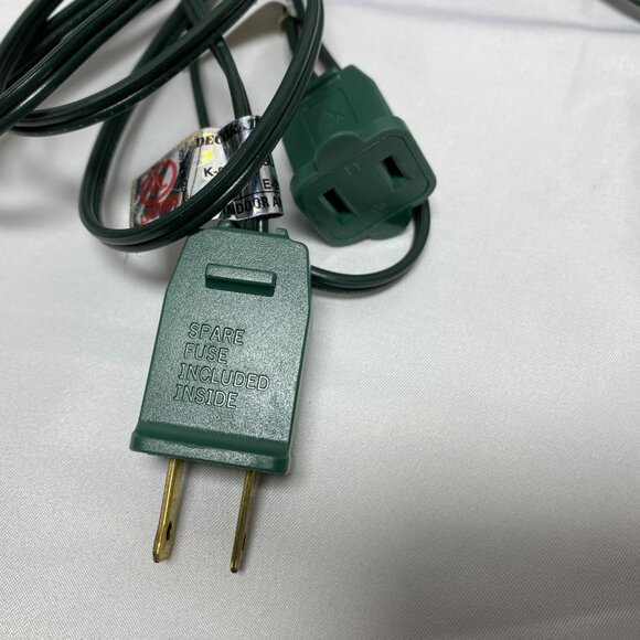 C7 1/2 Green Cord 7 Decorative Lights String Set For Indoor or Outdoor Use - Picture 4 of 6